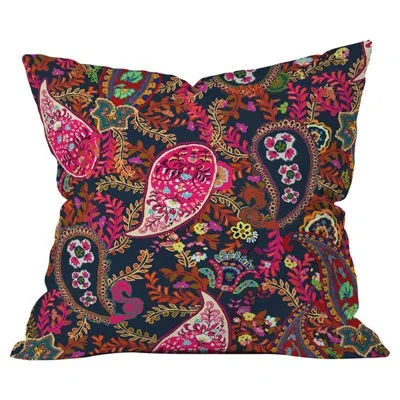Deny Designs Boho Paisley Square Pillow Cover & Insert