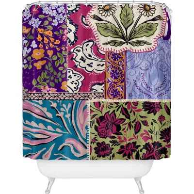 Deny Designs Boho Patchwork Shower Curtain In Multi