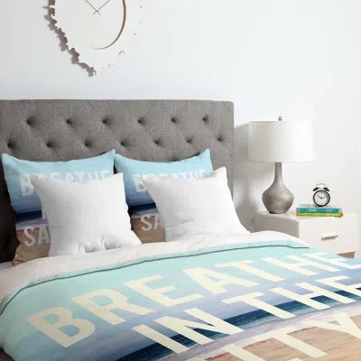 Deny Designs Breathe Duvet Cover In Lightweight