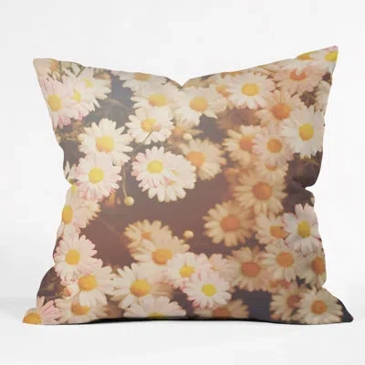 Deny Designs Bree Madden Faded Daisy Throw Pillow