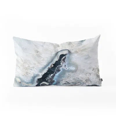 Deny Designs Bree Madden Ice Crystals Oblong Indoor/outdoor Lumbar Pillow