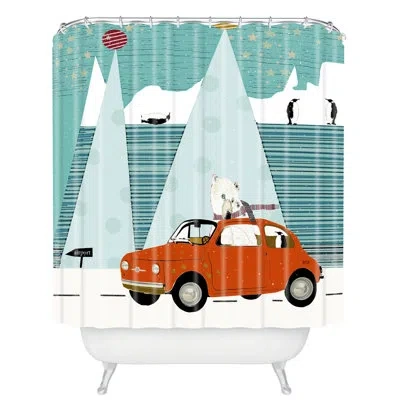 Deny Designs Brian Buckley The Polar Express Single Shower Curtain