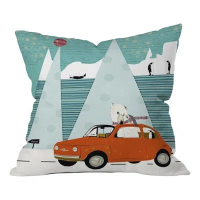Deny Designs Brian Buckley The Polar Express Throw Pillow