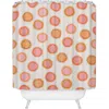 Deny Designs Bright Sunshine Shower Curtain In Orange