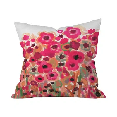 Deny Designs Brightly Blooming Outdoor Throw Pillow