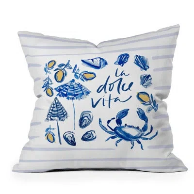 Deny Designs Britt Mills Design Dolce Vita Throw Pillow