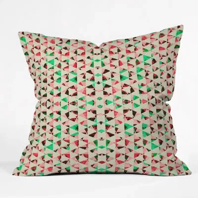 Deny Designs Caleb Troy Holiday Tone Shards Throw Pillow