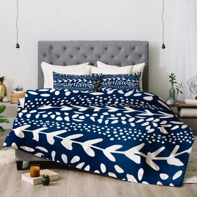 Deny Designs Camilla Foss 3 Piece Comforter Set In Blue