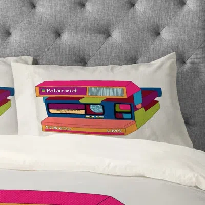 Deny Designs Captures Great Moments Pillowcase In White;pink