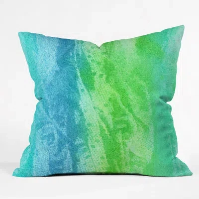 Deny Designs Caribbean Sea By Laura Trevey Indoor/outdoor Throw Pillow