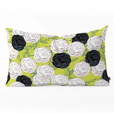 Deny Designs Carnations Lumbar Pillow