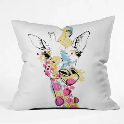 Deny Designs Casey Rogers Giraffe Outdoor Throw Pillow