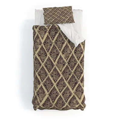 Deny Designs Cassidy Rae Marietta De La Deco Duvet Cover Set In Brown