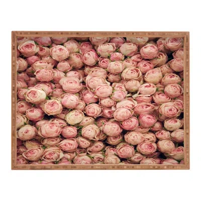 Deny Designs Catherine Ottoman/coffee Table Tray In Pink