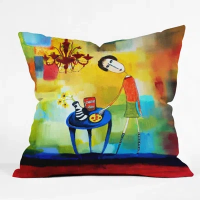 Deny Designs Cheeze It Thank You Throw Pillow