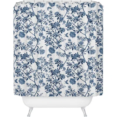 Deny Designs Chinoiserie Blue Shower Curtain