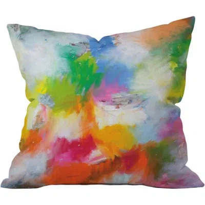 Deny Designs Color Cumbustion Outdoor Throw Pillow