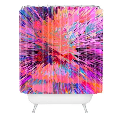 Deny Designs Color Explosion I Single Shower Curtain