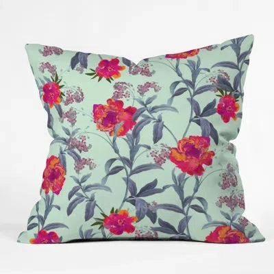 Deny Designs Come Into Blossom Indoor/outdoor Throw Pillow