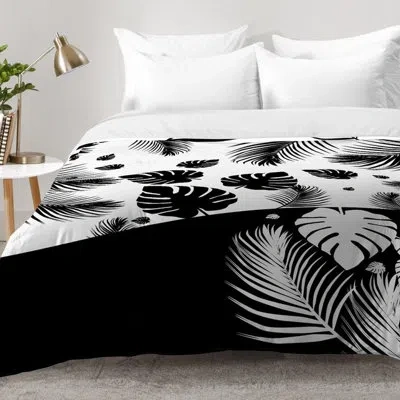 Deny Designs Comforter Set In Black,cream