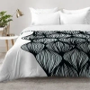 Deny Designs Comforter Set In Black,cream