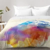 Deny Designs Comforter Set In Blue,beige,pink