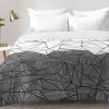 Deny Designs Comforter Set In Gray,white