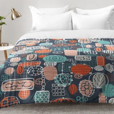 Deny Designs Comforter Set In Orange