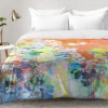 Deny Designs Comforter Set In Orange,blue