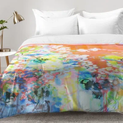 Deny Designs Comforter Set In Orange,blue
