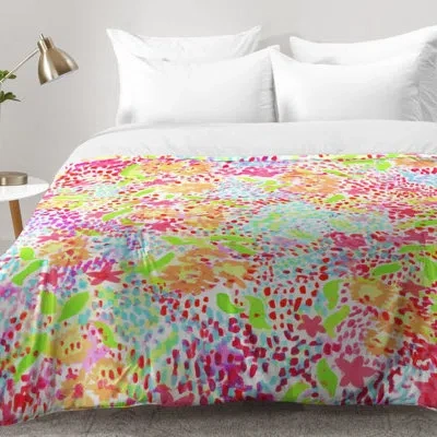 Deny Designs Comforter Set In Pink,orange