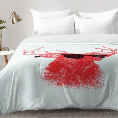 Deny Designs Comforter Set In Red
