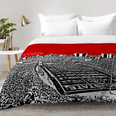Deny Designs Comforter Set In Red