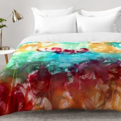 Deny Designs Comforter Set In Red,blue