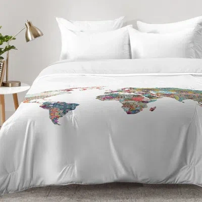 Deny Designs Comforter Set In White