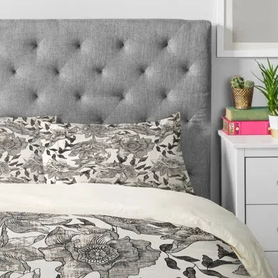 Deny Designs Comforter Set In White,gray