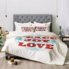 Deny Designs Comforter Set In White,red