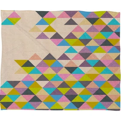 Deny Designs Completely Throw In Blue;green;beige