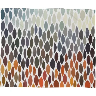 Deny Designs Connections Throw In Green;gray;orange