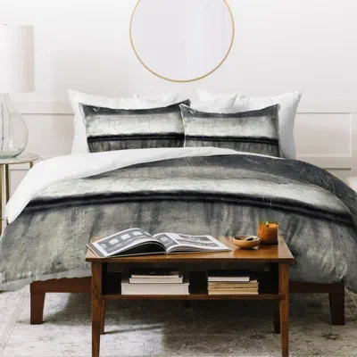 Deny Designs Conor O'donnell Duvet Cover Set In Gray