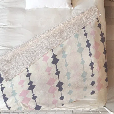 Deny Designs Craftbelly Vines Blanket In Cream