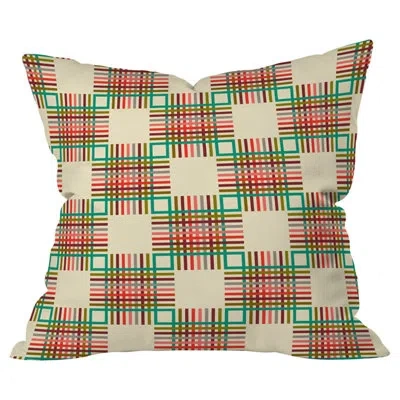Deny Designs Cross Hatch Indoor/outdoor Throw Pillow