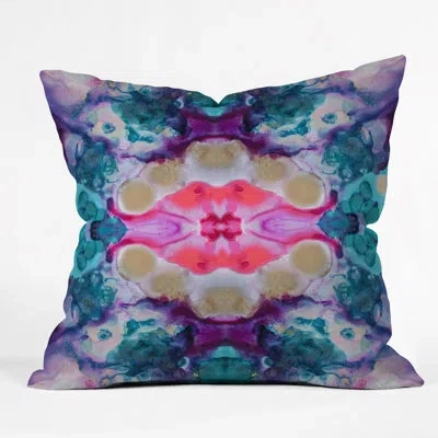 Deny Designs Crystal Schrader Snow Cone Throw Pillow