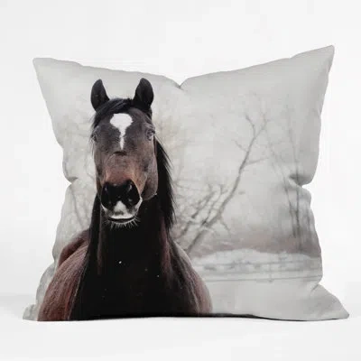 Deny Designs Dark Horse Indoor/outdoor Throw Pillow