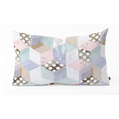 Deny Designs Dash And Ash Breakfast In Bed Oblong Indoor/outdoor Lumbar Pillow