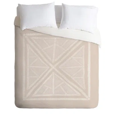 Deny Designs Dash And Ash Maria Duvet Cover Set In Beige