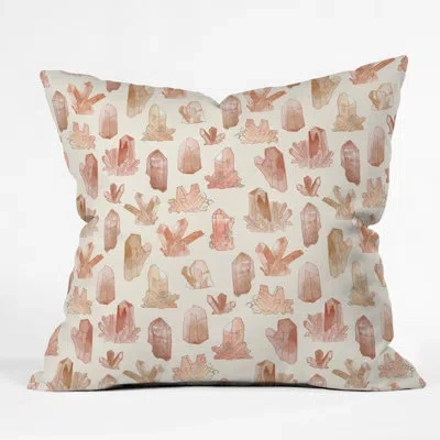 Deny Designs Dash And Ash Those Gems Though In Sunrise Throw Pillow
