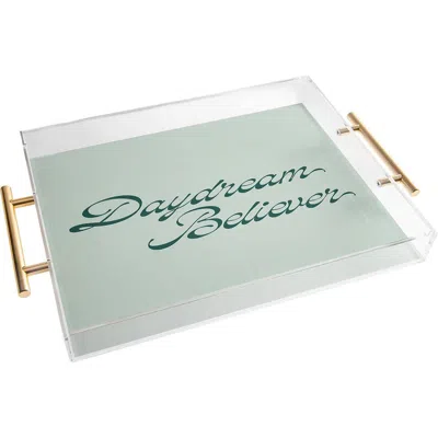 Deny Designs Daydream Believer Acrylic Tray In Green