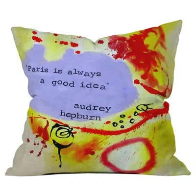 Deny Designs Deb Haugen Paris Outdoor Throw Pillow