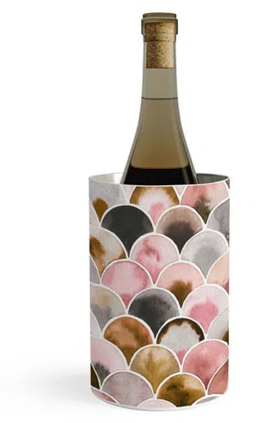 Deny Designs Deco Scales Print Stainless Steel Wine Chiller